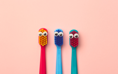 Escova dos dentes é a fada do sono